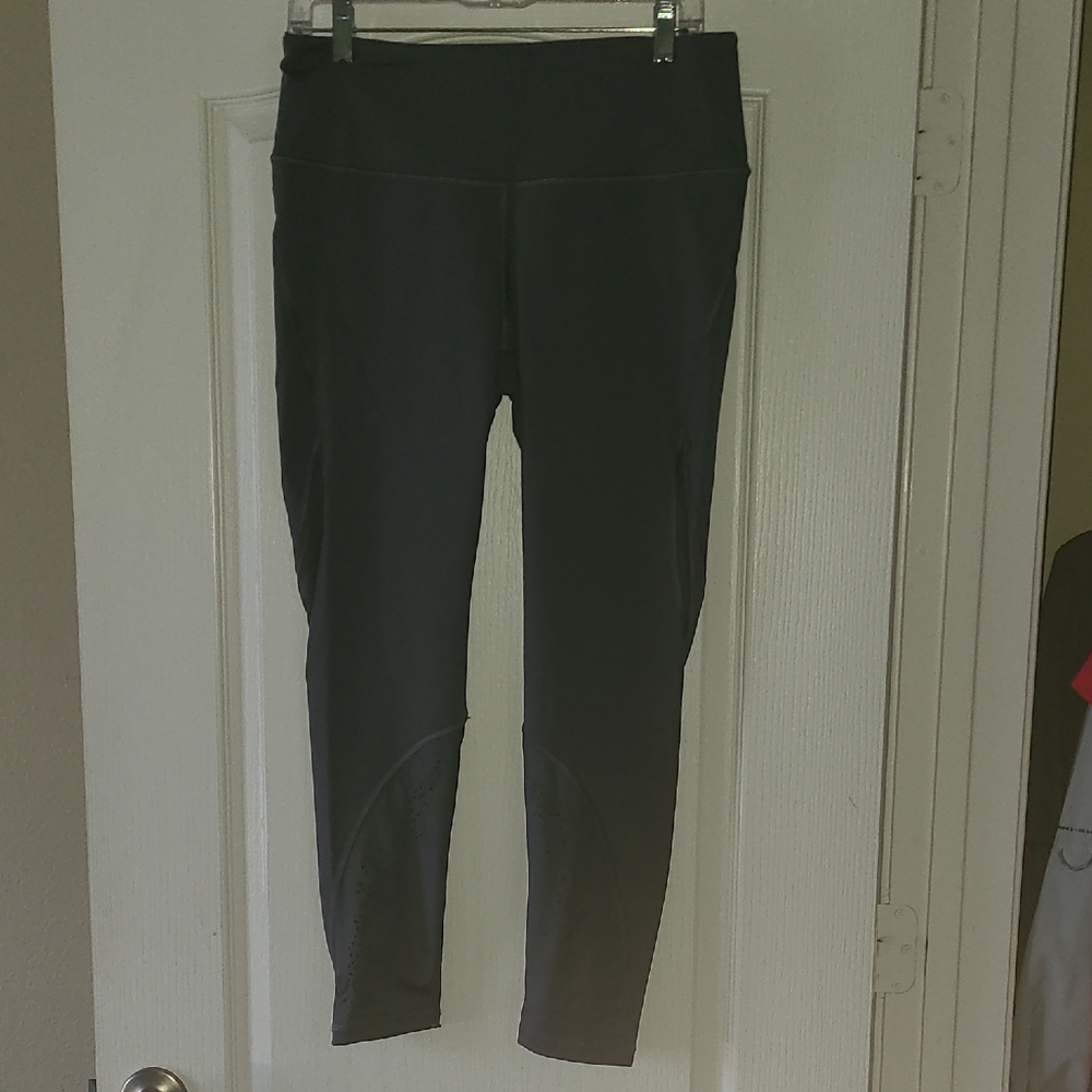 Victoria Sports Knockout Leggings Performance Blue Gray Woman SZ L